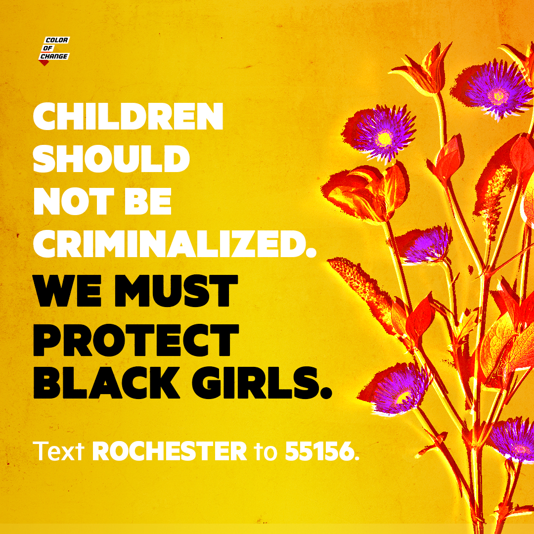 Children should not be criminalized. Protect Black girls.