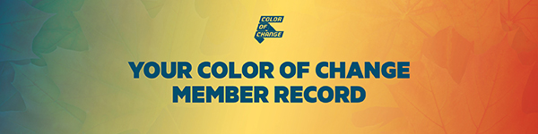 Your Color Of Change Member Record