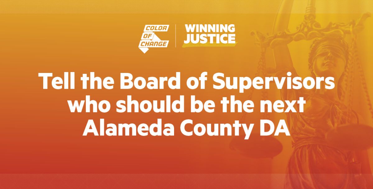 Tell the Board of Supervisors who should be the next Alameda County DA
