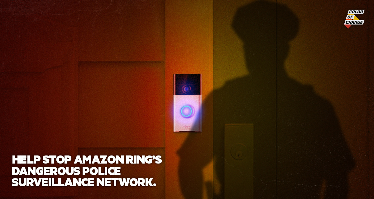 Tell your Mayor and City Council to end their police partnership with Amazon Ring!