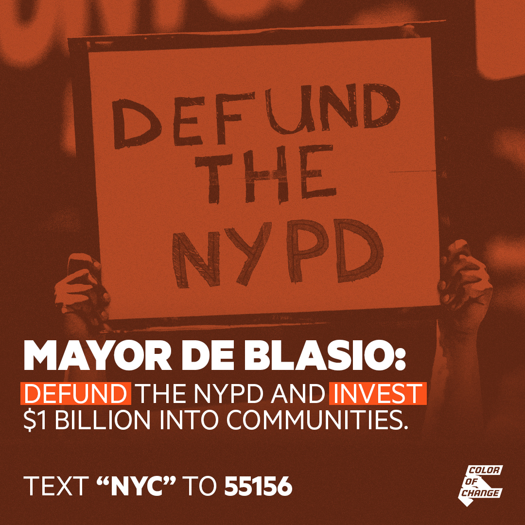 Defund NYPD. Invest in communities.