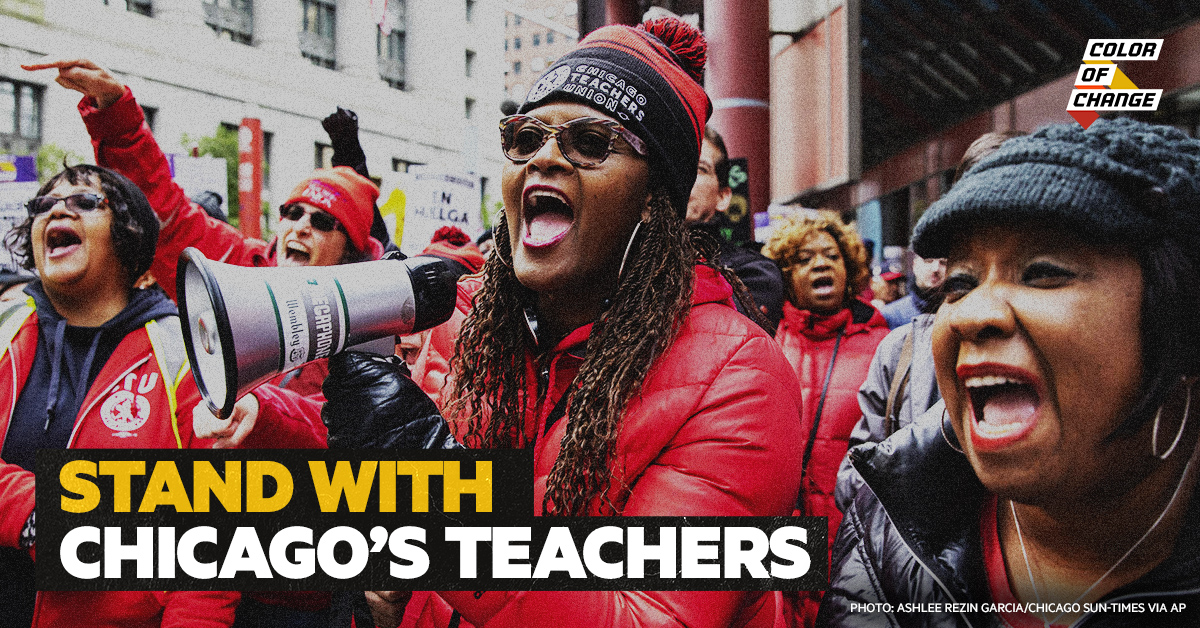 Stand in solidarity with Chicago's teachers and students!