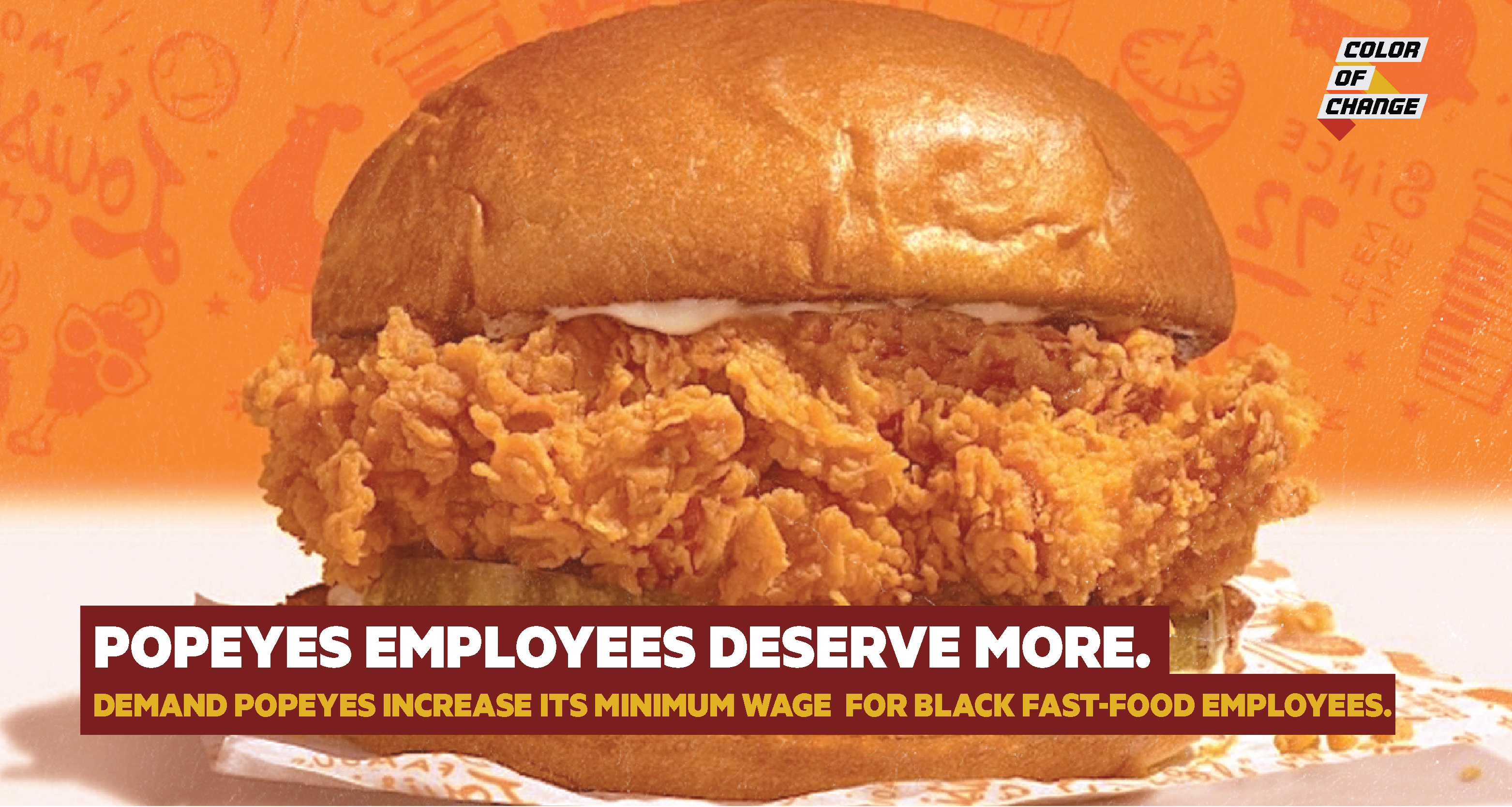 Black people disproportionately work fast food jobs. Popeyes needs to pay its employees more.