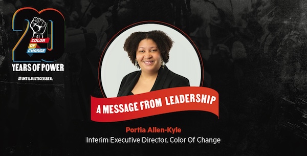 Celebrating 20 Years Of Power: A Message From Leadership | Portia Allen-Kyle, Interim Executive Director